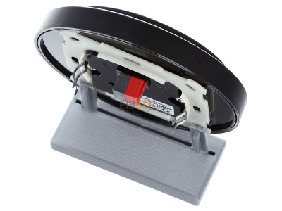Ansicht oben hinten MDT SCN-KP360K306.03 KNX Kombi-Prsenzmelder 360 mit Raumklima-Sensoren, Schwarz matt 