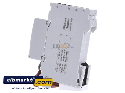 Ansicht rechts bticino F520 Stromdatenlogger 3-fach 1TE_ - Aktionspreis