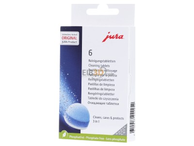 Front view Jura Elektrogerte 24225 H Cleaning tablets 3-phase cleaning,_- Promotional item
