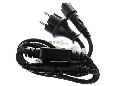 Top rear view MK illumination 001-011 Connection cable QuickFix rectifier max. 480W 1.5m sw,_- Promotional item
