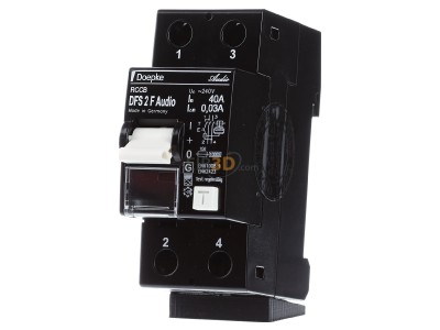 Frontansicht Doepke 09134046 FI-Schutzschalter DFS2 040-2/0,03-F Audio,_- Aktionsartikel