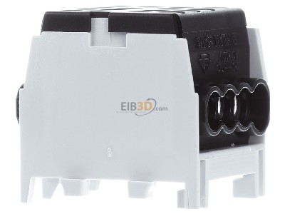 View on the left Pollmann 2080177 Main line branch terminal HLAK 25-1/6M2 black,_- Promotional item
