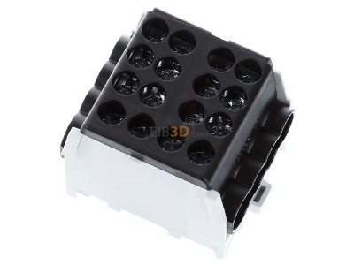 View top right Pollmann 2080177 Main line branch terminal HLAK 25-1/6M2 black,_- Promotional item
