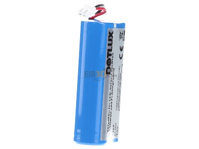 Ansicht links DOTLUX 4967 Ersatzakku f.Solar-Leuchten 7,4V/DC 1500mAh Li-Ion,_- Aktionsartikel
