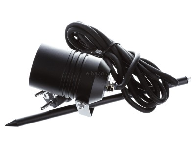 View top right LCD 5018 LED ground spike spotlight LB22 alu black 6W 806lm 3000K IP65,_- Promotional item
