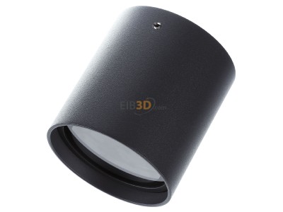 Ansicht oben vorne LCD 5056 Deckenleuchte LB22 max. 7W GU10 IP54 Alu Druckguss graphit,_- Aktionsartikel