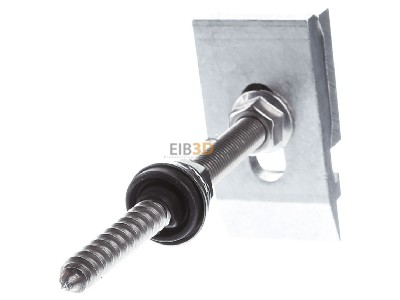 Front view SL Rack 23312-200 Hanger bolt set M12x200 incl. 3 nuts and EPDM,_- Promotional item
