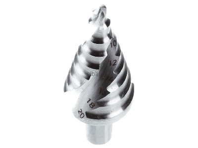 Ansicht oben vorne PROTEC.class 05102211 Stufenbohrer HSS SP Gr.1, 4-20 mm PSTB