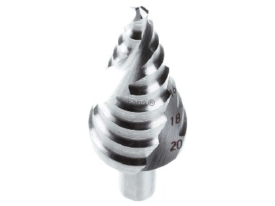 Ansicht oben links PROTEC.class 05102211 Stufenbohrer HSS SP Gr.1, 4-20 mm PSTB