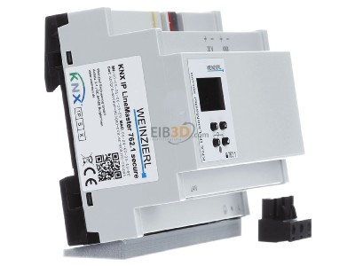 View on the left WEINZIERL 5465 Power supply KNX IP LineMaster 762.1 secure
