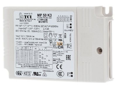 Frontansicht Maffei 122204 LED-Betriebsgert MP 50 K3 Multi 50W nicht dimmbar 