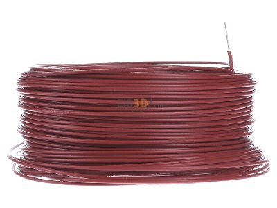 View on the left Diverse H05V-U 0,75 rt Eca Single core cable 0,75mm² red_ring 100m
