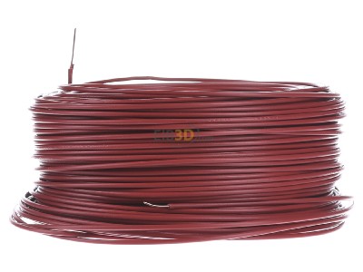 View on the right Diverse H05V-U 0,75 rt Eca Single core cable 0,75mm red_ring 100m
