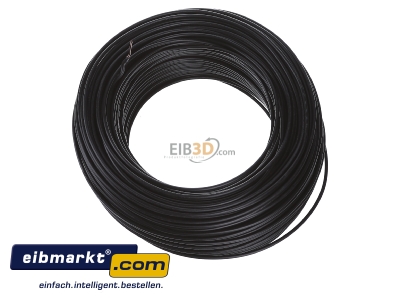 View top right Verschiedene-Diverse H07V-U   1,5     sw Single core cable 1,5mm² black - H07V-U 1,5 sw
