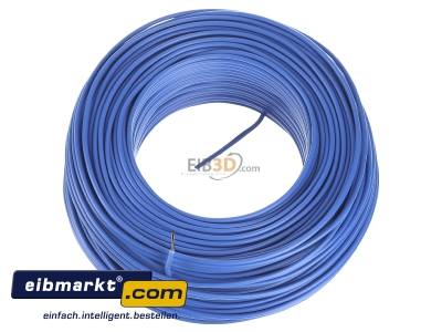 View up front Verschiedene-Diverse H07V-U   1,5    hbl Single core cable 1,5mm² blue - H07V-U 1,5 hbl
