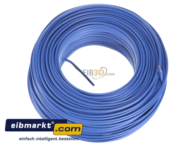 View top left Verschiedene-Diverse H07V-U   1,5    hbl Single core cable 1,5mm² blue - H07V-U 1,5 hbl
