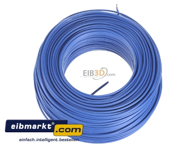 Top rear view Verschiedene-Diverse H07V-U   1,5    hbl Single core cable 1,5mm² blue - H07V-U 1,5 hbl
