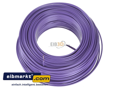 View up front Verschiedene-Diverse H07V-U   1,5    vio Single core cable 1,5mm violet - H07V-U 1,5 vio
