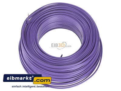 View top right Verschiedene-Diverse H07V-U   1,5    vio Single core cable 1,5mm violet - H07V-U 1,5 vio
