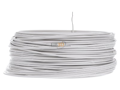 Back view Diverse H07V-U 1,5 ws Eca Single core cable 1,5mm² white_ring 100m
