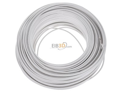 View top left Diverse H07V-U 1,5 ws Eca Single core cable 1,5mm² white_ring 100m
