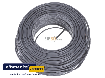 View top left Verschiedene-Diverse H07V-U   1,5     gr Single core cable 1,5mm grey - H07V-U 1,5 gr
