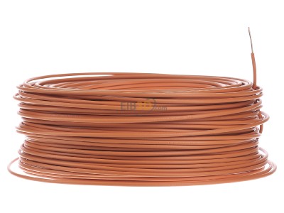 View on the left Diverse H07V-U 1,5 or Eca Single core cable 1,5mm orange_ring 100m
