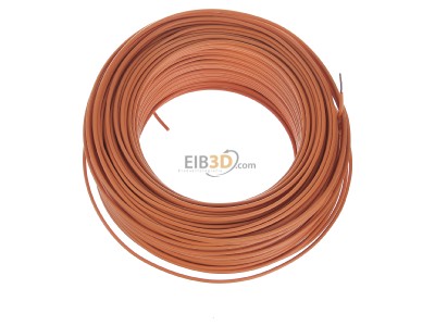 View top left Diverse H07V-U 1,5 or Eca Single core cable 1,5mm orange_ring 100m
