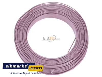 View up front Verschiedene-Diverse H07V-U   1,5     rs Single core cable 1,5mm pink
