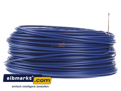 View on the left Verschiedene-Diverse H07V-U   1,5    dbl Single core cable 1,5mm blue - H07V-U 1,5 dbl
