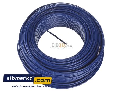 View top left Verschiedene-Diverse H07V-U   1,5    dbl Single core cable 1,5mm blue - H07V-U 1,5 dbl
