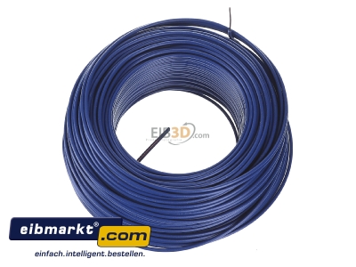 Top rear view Verschiedene-Diverse H07V-U   1,5    dbl Single core cable 1,5mm blue - H07V-U 1,5 dbl
