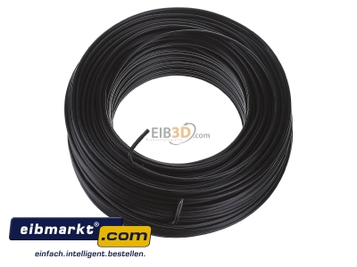View up front Verschiedene-Diverse H07V-U   2,5     sw Single core cable 2,5mm black
