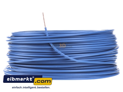 Front view Verschiedene-Diverse H07V-U   2,5    hbl Single core cable 2,5mm blue - H07V-U 2,5 hbl
