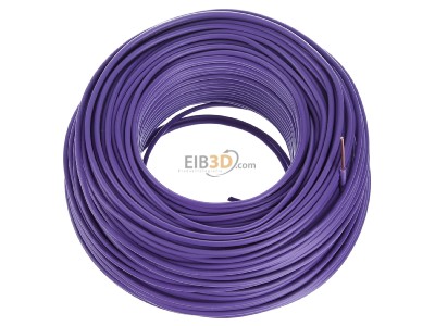 View top left Diverse H07V-U 2,5 vio Eca Single core cable 2,5mm violet_ring 100m

