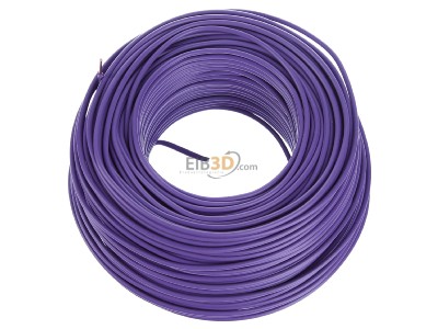 View top right Diverse H07V-U 2,5 vio Eca Single core cable 2,5mm violet_ring 100m
