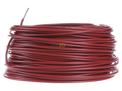 Front view Diverse H07V-U 2,5 rt Eca Single core cable 2,5mm red 
