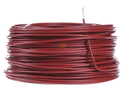 View on the left Diverse H07V-U 2,5 rt Eca Single core cable 2,5mm red 
