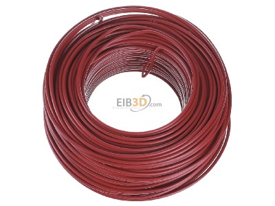 View top right Diverse H07V-U 2,5 rt Eca Single core cable 2,5mm red 
