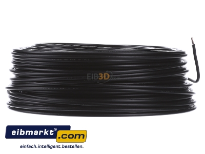View on the left Verschiedene-Diverse H07V-U   4       sw Single core cable 4mm black
