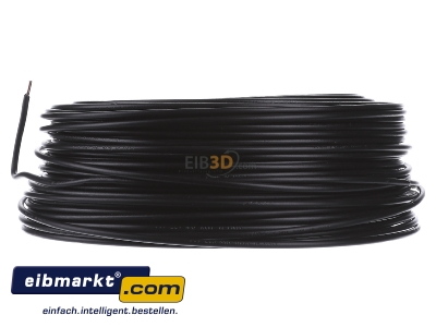 View on the right Verschiedene-Diverse H07V-U   4       sw Single core cable 4mm black
