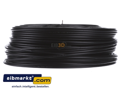 Back view Verschiedene-Diverse H07V-U   4       sw Single core cable 4mm black
