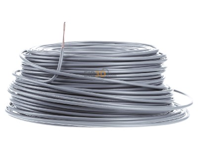 Front view Diverse H07V-U 4 gr Eca Single core cable 4mm grey 
