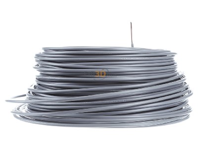 Back view Diverse H07V-U 4 gr Eca Single core cable 4mm grey 
