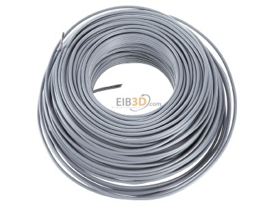 View top right Diverse H07V-U 4 gr Eca Single core cable 4mm grey 
