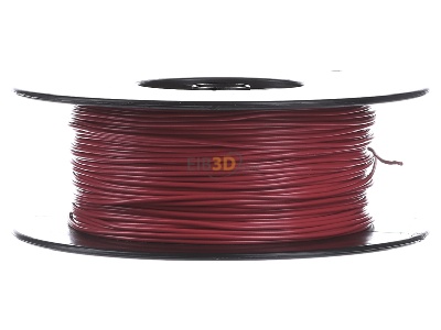 View on the left Diverse LIFY 0,25 rt Single core cable 0,25mm² red 
