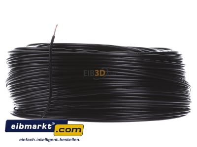 Front view Verschiedene-Diverse H05V-K   0,5      sw Single core cable 0,5mm black
