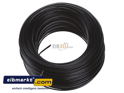 View up front Verschiedene-Diverse H05V-K   0,5      sw Single core cable 0,5mm black
