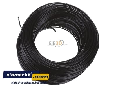 View top right Verschiedene-Diverse H05V-K   0,5      sw Single core cable 0,5mm black
