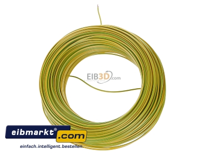 Top rear view Verschiedene-Diverse H05V-K   0,5   gn/ge Single core cable 0,5mm green-yellow H05V-K 0,5 gn/ge
